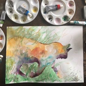 Painting. Original watercolor. 11" x 15".